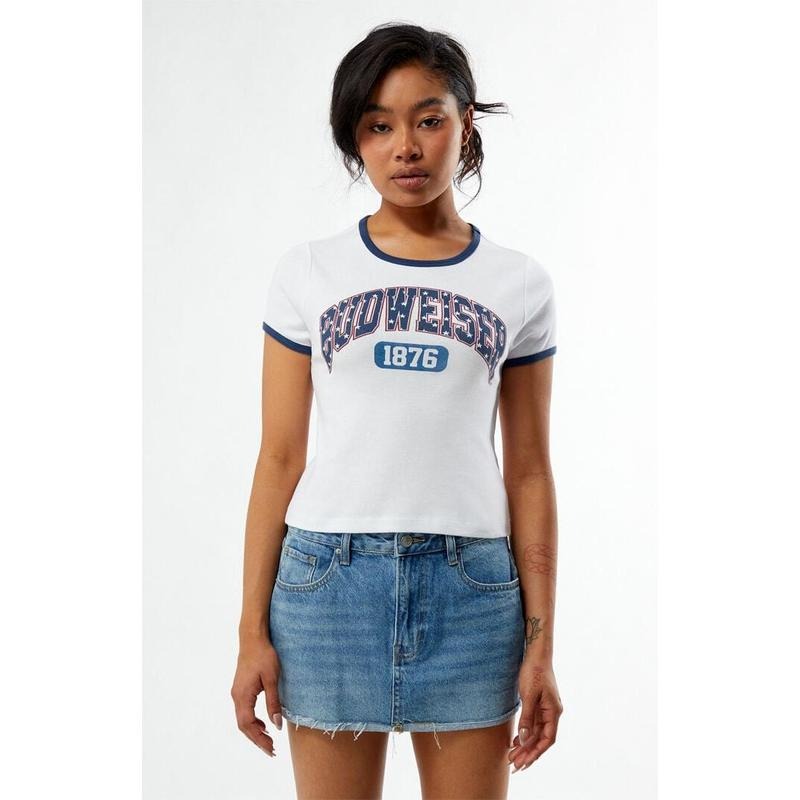 Budweiser Women's By Pacsun Independence T-Shirt Hoodie, Sweatshirt | GrindPrints.com