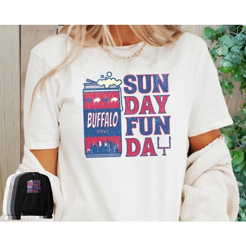 Buffalo Football Shirt, Buffalo Shirt, Buffalo Football Gift, Football Shirt, Vintage Football Shirt, Game Day Shirt...