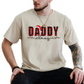 Buffalo Plaid Daddy Claus Graphic Tee, Daddy Santa Shirt, Christmas Dad Unhinged Tee, Christmas T-shirt For Dad, Men's...