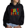 Built Different Funny Hoodie Casual Street Style Fleece Fabric Pullover Sweatshirt for Women for Men, Perfect Gift T-Shirts