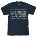 Built Stronger Ford Logo T-Shirt - Navy Hoodie, Sweatshirt | GrindPrints.com
