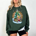 Bulbasaur Christmas Tree Sweatshirt, Bulbasaur Christmas Sweater, Anime Christmas Tree Shirt Hoodie | GrindPrints.com