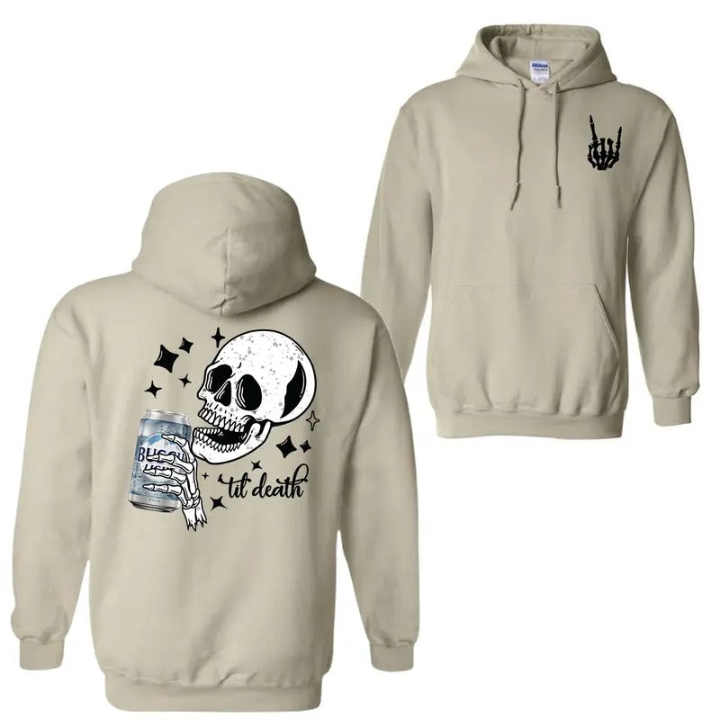 Bull Energy Drink 2 Sided Hoodie Sweatshirt T-shirt, Busch Light Til Death Hoodie For Men And Women | GrindPrints.com
