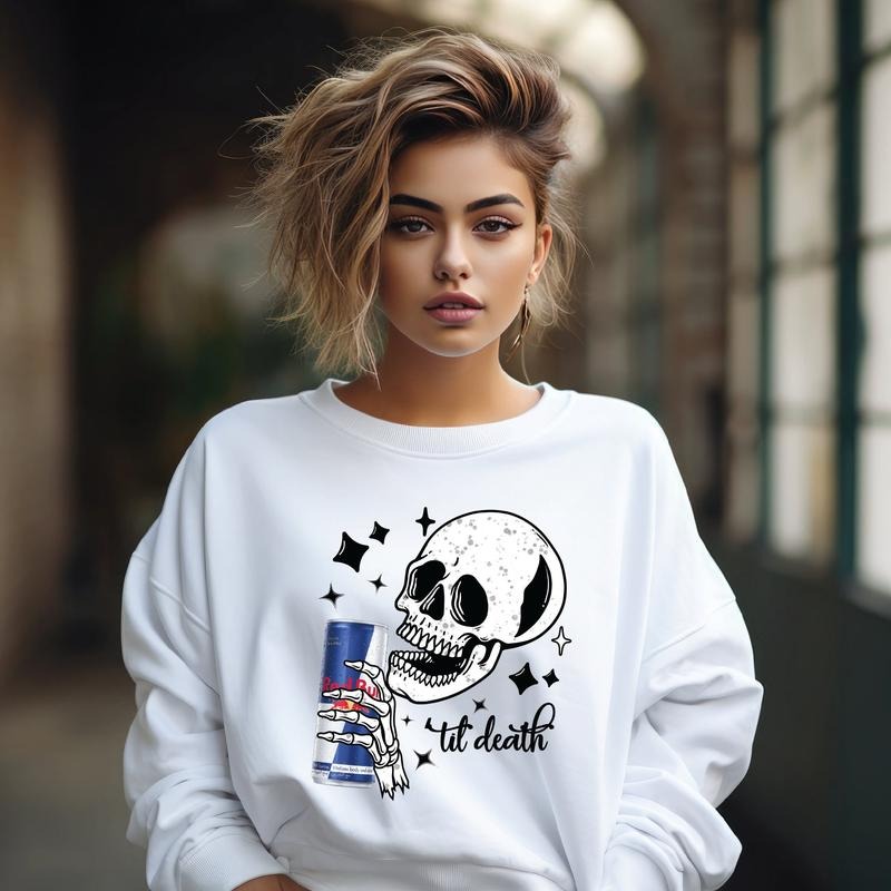 Bull Energy Drink, Redbull Shirt, Comfortable Womenswear, Gift for her Hoodie, Sweatshirt | GrindPrints.com
