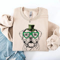 Bull Mastiff, Adorable Dog, St Patrick's Day, Lucky, Irish Sweatshirt, Crew Neck, Women's, Crewneck T-Shirts, Hoodie