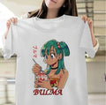 Bulma - Unisex Anime T-Shirt, Anime Manga Unisex T-Shirt Comfort Top Hoodie, Sweatshirt | GrindPrints.com