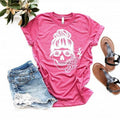 Bun Hair Skull Smoking Shirt, Weed Shirt for women, Smoking Skull, Funny Weed T Shirt, Funny Pothead Shirt,Cannabis...