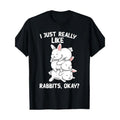 Bunny Animal - Funny Pet I Just Really Like Rabbits 220g 100% Cotton T-Shirt made in usa Hoodie, Sweatshirt | GrindPrints.com