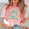 Bunny Trio  DTF Transfers - THIS IS NOT A SHIRT Hoodie, Sweatshirt | GrindPrints.com