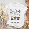 Buon Natale Shirt, Italian Merry Christmas T-Shirt, Christmas Wine Gift Tee, Matching Family Group Holiday Shirt. Hoodie,...