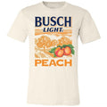 Buscch Light Shirt, Buscch Light Peach Stacked Shirt, Unisex Classic Cotton Tee with Graphic Print in All Sizes, For Men,...