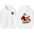 Busch Christmas Hoodie T-Shirt For Beer Lovers, Santa Claus Holding Busch Light Can