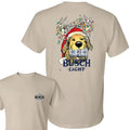 Busch Light Christmas Golden Dog 2 Sided T-shirt Sweatshirt Hoodie, Busch Light Christmas Gift Outdoors Funny Beer Shirt,...
