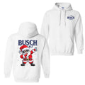 Busch Light Dabbing Santa Claus Christmas Boys Men Funny Xmas Dab Dance Hoodie Sweatshirt T-Shirt, Busch Light Christmas...