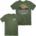 Busch Light Deer Label Front and Back Print T-Shirt Hoodie, Sweatshirt | GrindPrints.com