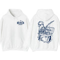 Busch Light Fishing Scene with Dog & Cooler 2 sided Hoodie Sweatshirt T-Shirt, Busch Light Shirt For Men And Women,...