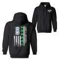 Busch Light Flag With Shamrocks For St. Patrick's Day T-Shirt Sweatshirt Hoodie, Unisex Hoodie | GrindPrints.com