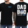 Busch Lite Dad Bod Powered Busch Light 2 Sided Beer Drink Shirt Daddy Soft Fabric Short Sleeve Shirt Cotton Top Menswear T-Shirts, Hoodie, Sweatshirt