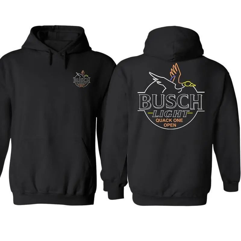 Busch Waterfowl Hoodie Hunting Hoodie Full Color F_876 (1) , Multiple Colorways - Full Size Range T-Shirts, Sweatshirt