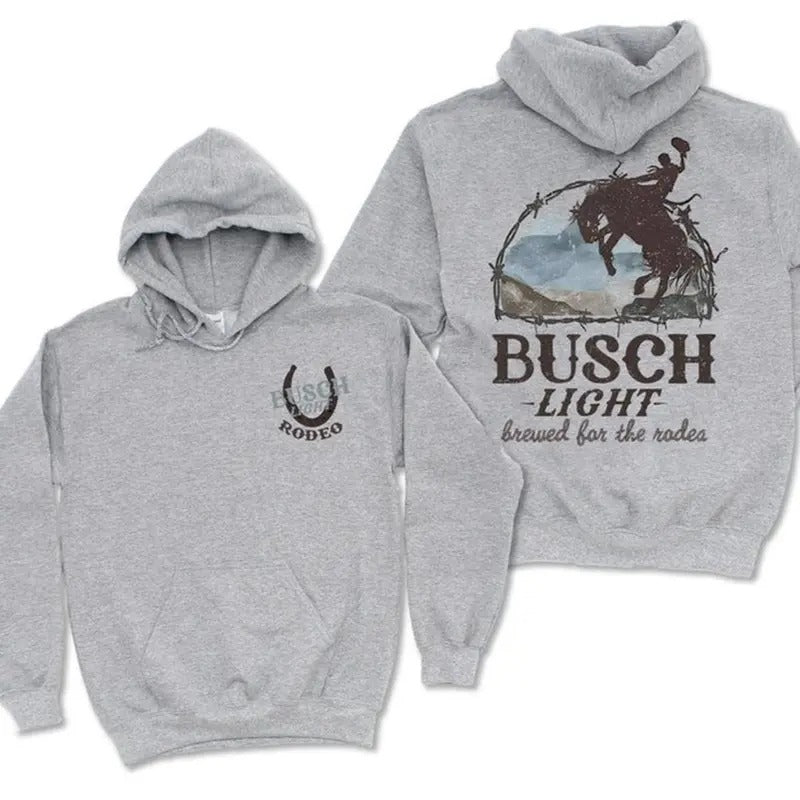 Busch light Rodeo Hoodie, Rodeo Tee, Rodeo Cowboy hoodie, Brews for the rodeo hoodie Sweatshirt | GrindPrints.com
