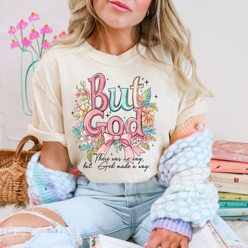 But God Coquette Christian DTF Transfers - THIS IS NOT A SHIRT Hoodie, Sweatshirt | GrindPrints.com