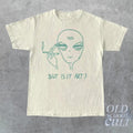 But Is Art Alien Funny Alien Retro Ufo Shirt Funny Saying Shirt Meme Relaxed Cotton Shirt Beige Shirt T-Shirts, Hoodie, Sweatshirt