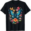 Butterfly Flowers I Butterfly Made USA T-Shirts, Hoodie, Sweatshirt
