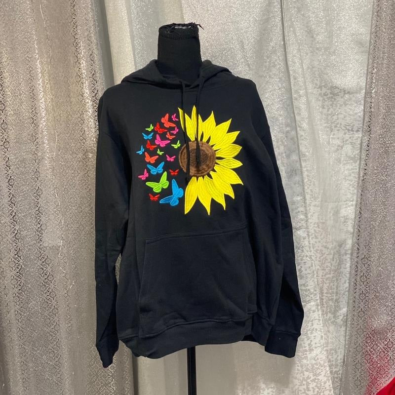 Butterfly and sunflower hoodies T-Shirts, Sweatshirt | GrindPrints.com