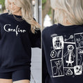 Button Eyes Coralinee Horror Cartoon Famous Spooky Movie Halloween Black Cat Shirt Halloween Co.Rraline Spooky Coralinee Doll Coralinee Movie T-Shirts, Hoodie, Sweatshirt