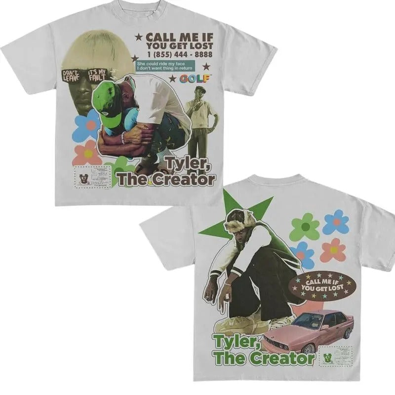CALL ME WHEN YOU GET LOST TEE - Vintage Graphic Tee Hoodie, Sweatshirt | GrindPrints.com