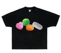 CANDY TEE Garment Dyed Boxy Ultra Cotton Streetwear Shirt Y2K Fashion Grillz Pills Hoodie, Sweatshirt | GrindPrints.com