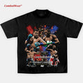 CANELO VS CRAWFORD TEE, Retro Fight Night Graphic Shirt, Vintage Boxing Tee, Streetwear Boxing Graphic T-Shirt Gift for...