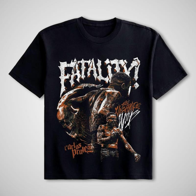 CARLOS PRATES TEE, Carlos Prates Fatality Shirt, Carlos Prates UFC Champion Tee, UFC Fans Shirt, UFC Fighters Shirt, Gift...