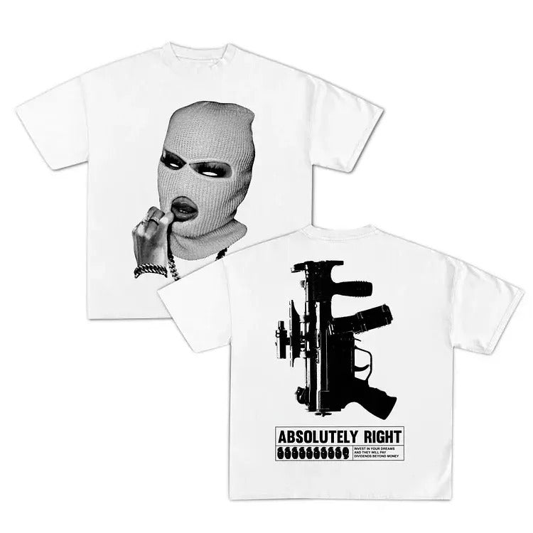 CASUAL ABSOLUTELY RIGHT GRAPHICS T-SHIRT STREETWEAR - S to 4XL Hoodie, Sweatshirt | GrindPrints.com