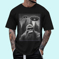 CAT Funny Graphic Tee For Men Women Bigfoot Sasquatch Alien UFO Unisex T-Shirt, Cotton 100%, Top Trending Fashion Hoodie,...