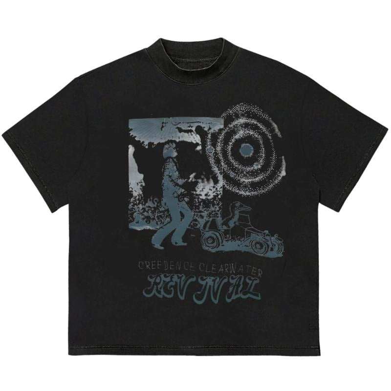 CCR Fan T-Shirt Unique Graphic Tee You Can Customize Machine Washable Soft Cotton Hoodie, Sweatshirt | GrindPrints.com