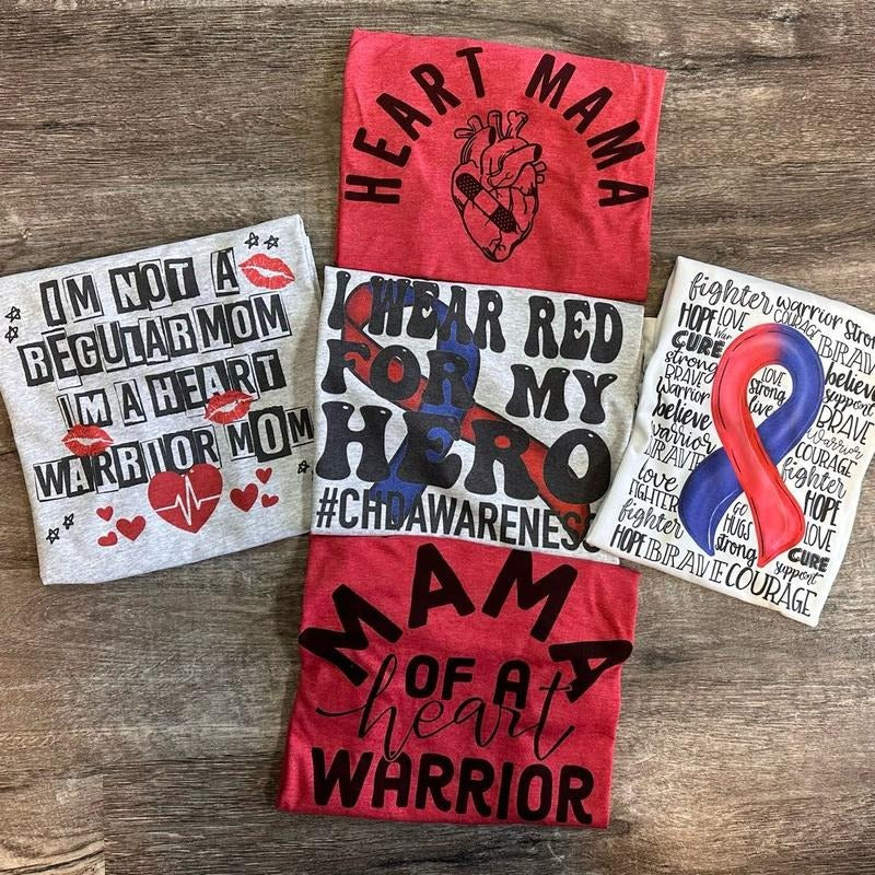 CHD Awareness Tees - Heart Mama Tees Hoodie, Sweatshirt | GrindPrints.com