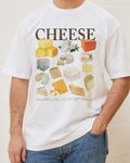 CHEESE HOMAGE T-SHIRT, Men Summer Fashion Cotton, Cotton Menswear, S to 3XL Soft Top Hoodie, Sweatshirt | GrindPrints.com