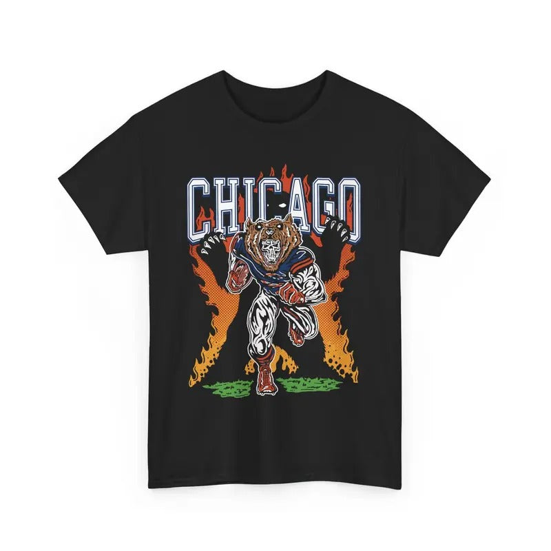 CHICAGO FOOTBALL WL T SHIRT Hoodie, Sweatshirt | GrindPrints.com