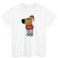 CHRITMAS CHILL GUY T-Shirt, Just A Chill Guy, Meme Xmas Funny Dog, Trending T-Shirt, 100% Cotton, Crew Neck, Slight...