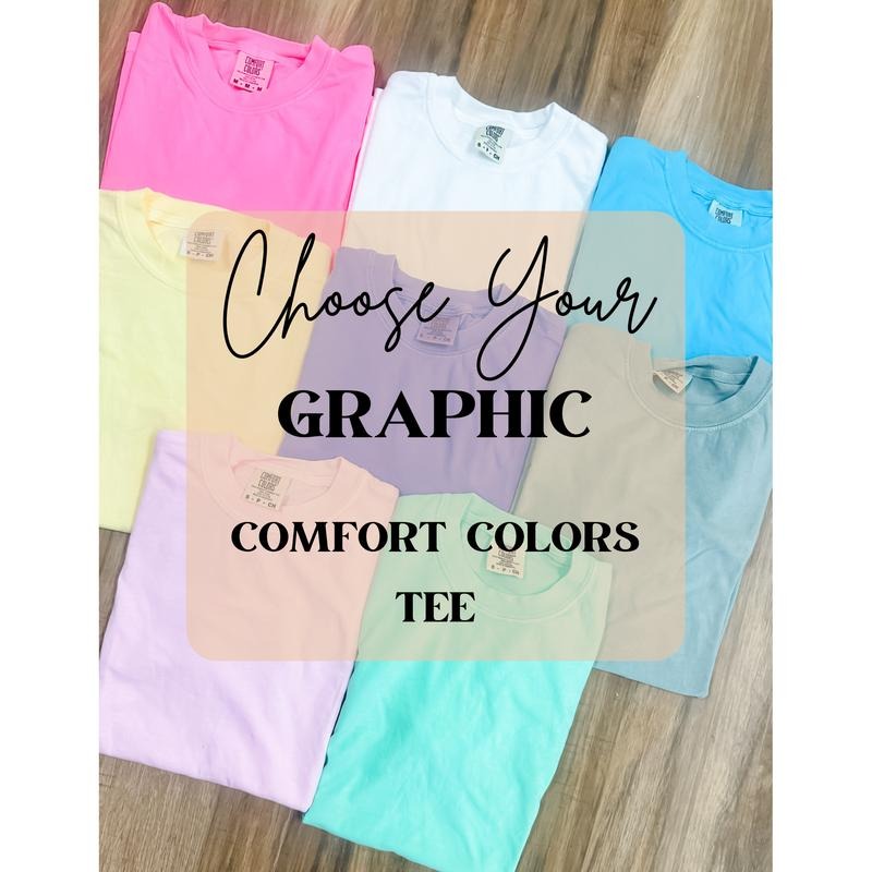 COMFORT COLORS Graphic Tee Hoodie, Sweatshirt | GrindPrints.com