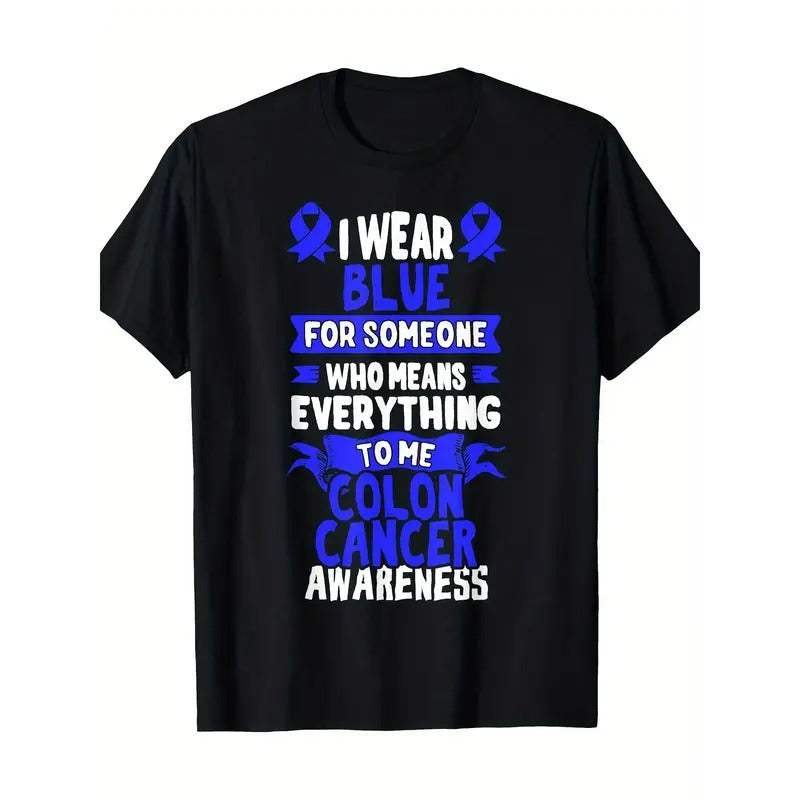 CRC Awareness T Shirt - Gift For Colon Cancer Patients T-Shirt 100%Cotton - Made in USA Hoodie, Sweatshirt | GrindPrints.com