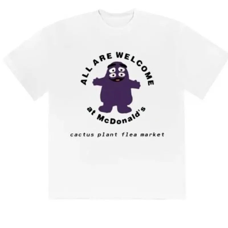 Cactus Plant Flea Market Cpfm X Mcdonald's Grimace Tee T-shirt Size Large L New  Tshirt Streetwear Tshirt Streetwear...