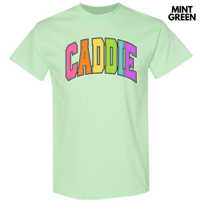 Caddie Varsity Letter Gildan Short Sleeve T-Shirt 'NLB' Hoodie, Sweatshirt | GrindPrints.com