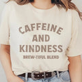 Caffeine & Kindness T Shirt, Coffee Shop, Espresso Lover Gift, Barista Gift, Barista, Unisex T-Shirt, Gifts For Men Him...