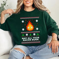 Calcifer Christmas Sweatshirt, Anime Christmas, Calcifer May All Your Bacon Burn Howl's Moving Castle T-Shirt,...