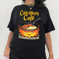 Calcifer's Cafe May All Your Bacon & Eggs Be Crispy Cooking T-Shirt Hoodie, Sweatshirt | GrindPrints.com
