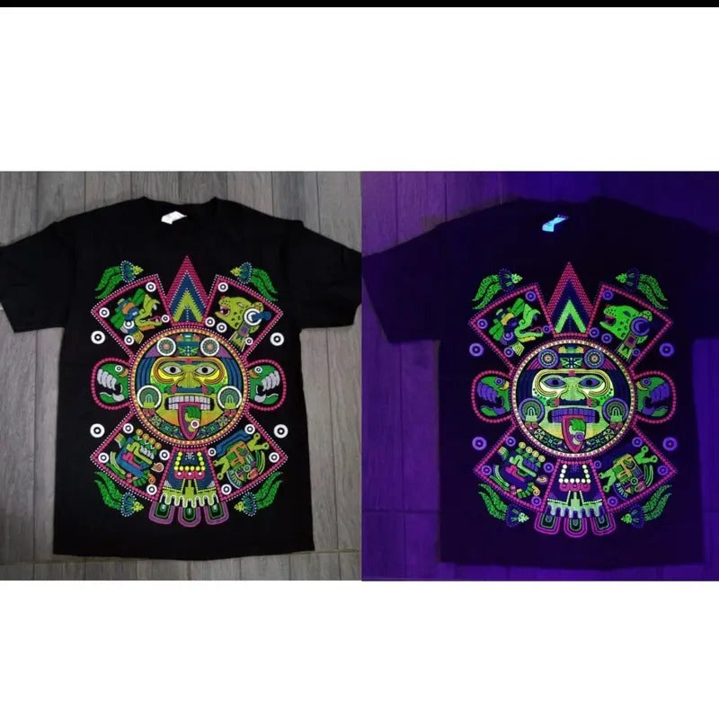 Calendario azteca solo vista al frente. talla small Cotton T-Shirts, Hoodie, Sweatshirt | GrindPrints.com