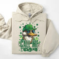 Call Me Duck Hoodie, St. Patrick’s Day Sweatshirt, Cute Irish Duck Shirt, Cool Hip Hop Green Duck Hunting Shirt