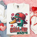 Call Me Mallard Duck Hunting Valentines Unisex Shirt, Valentines Leopard Duck Hunting Sweater, Valentines Design For...